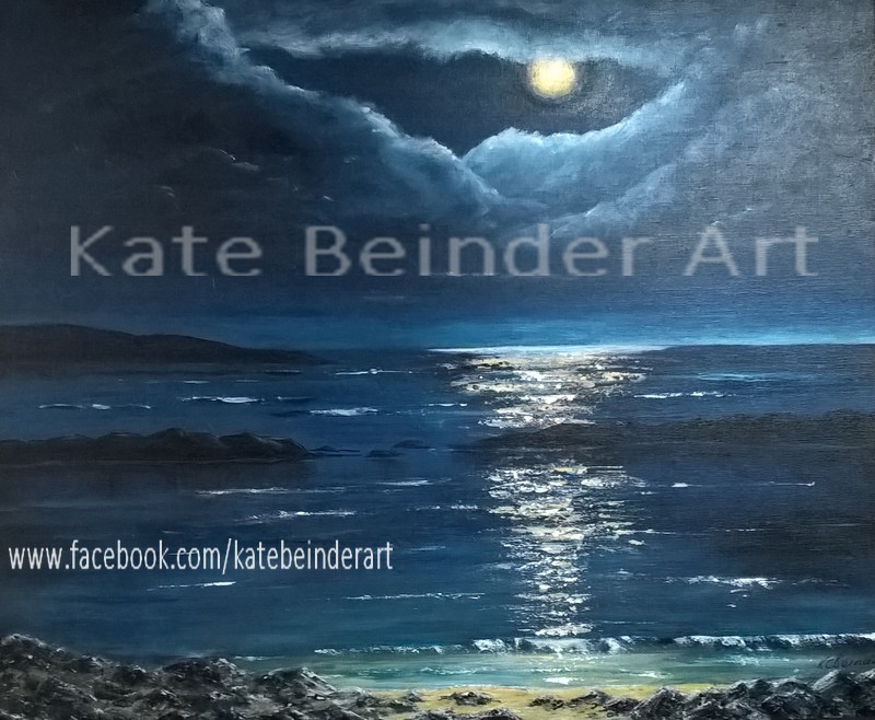 Moonlight Over The Sea £180